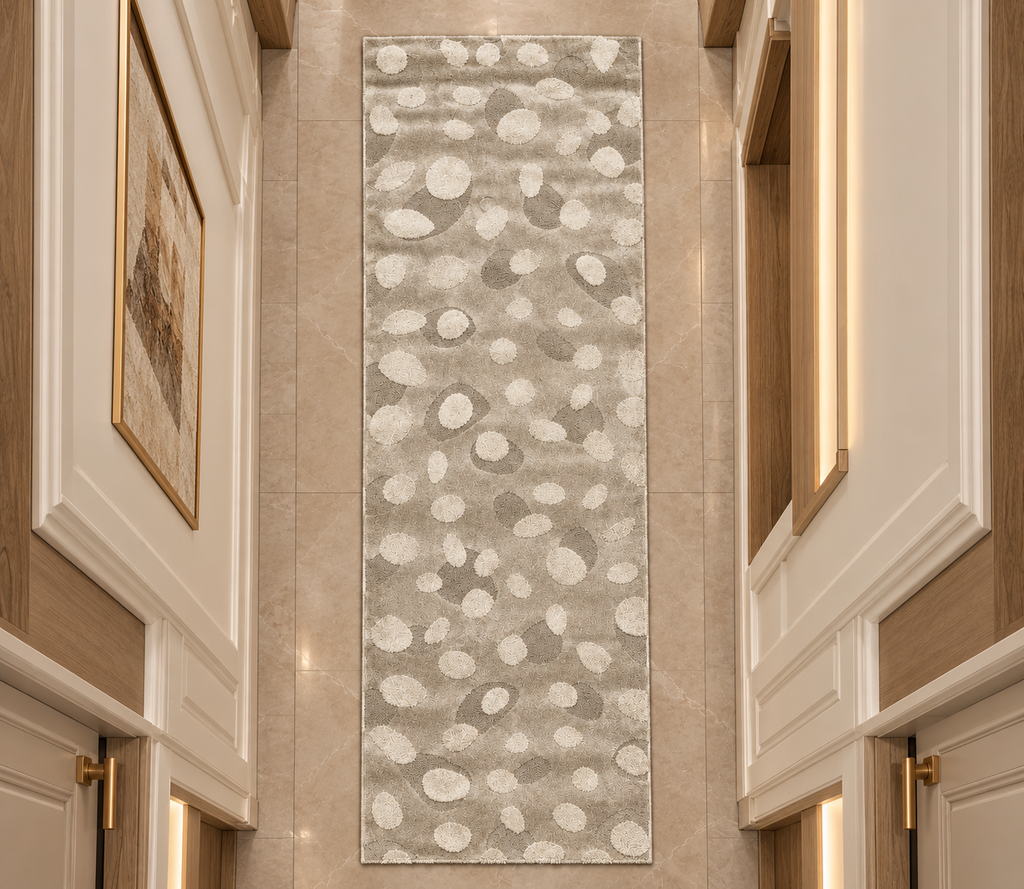 Symmetrical Marble Hallway with Pebble Runner.png