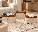 Stylish Storage Baskets in a Cozy Living Room.webp