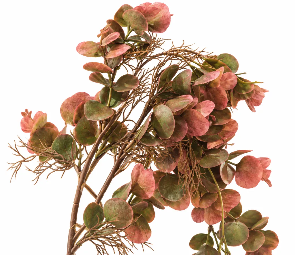 Faux Eucalyptus Cascade in Autumn Tones.webp