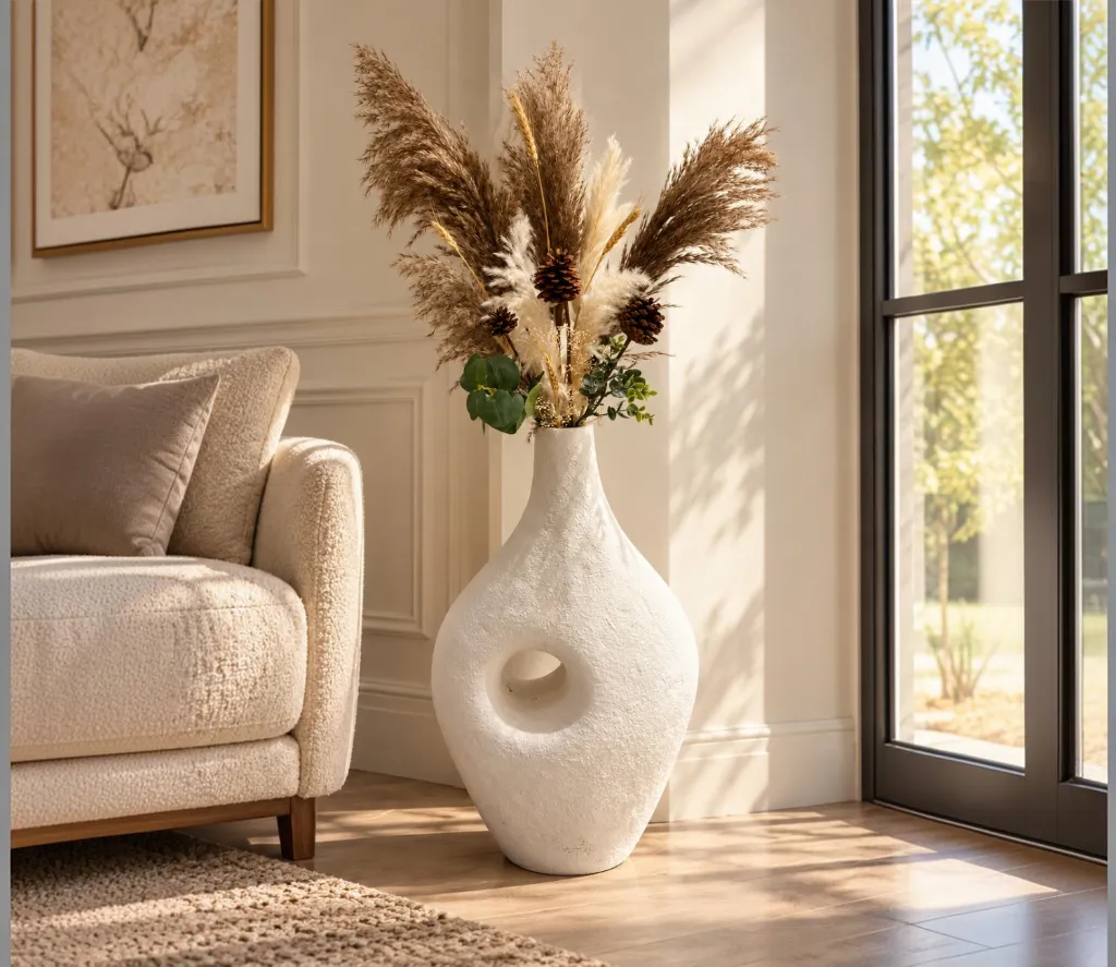 Elegant olive vase in soft daylight-resized.webp