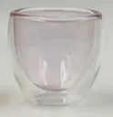 كوب زجاجي عريض
