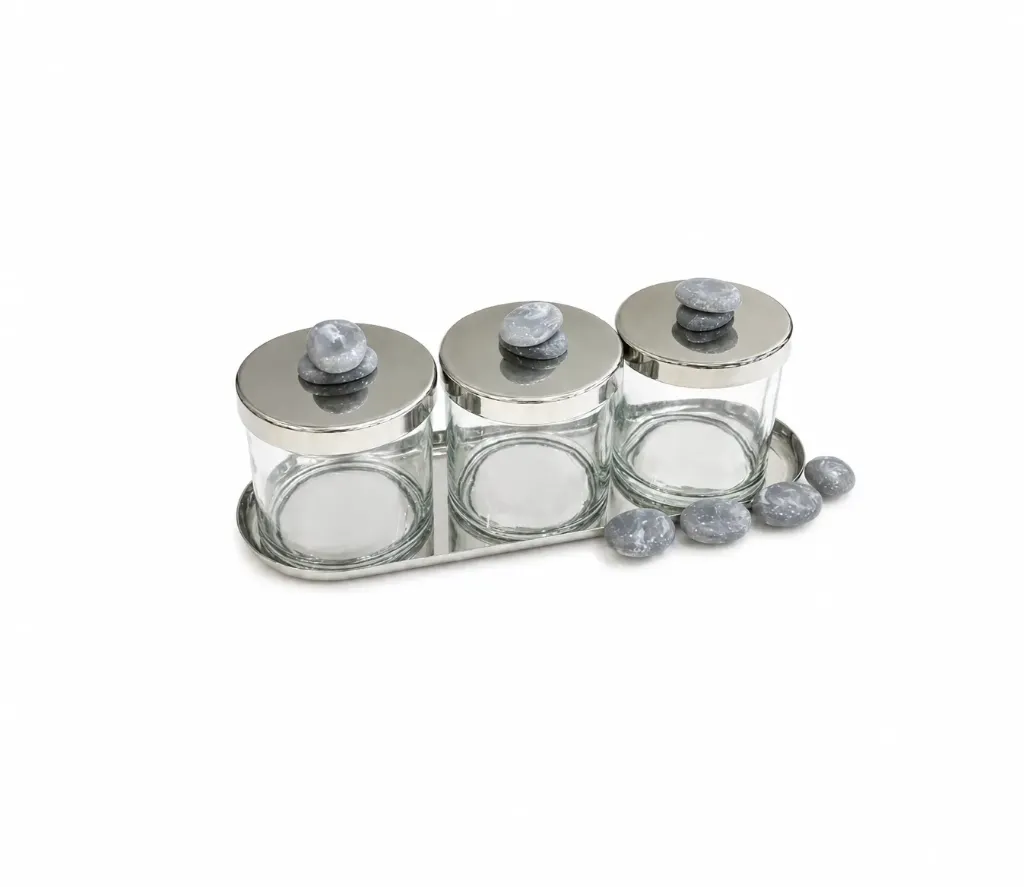 [OVAL TRAY-S]  صندوق زجاجي على صينية بيضاوية
