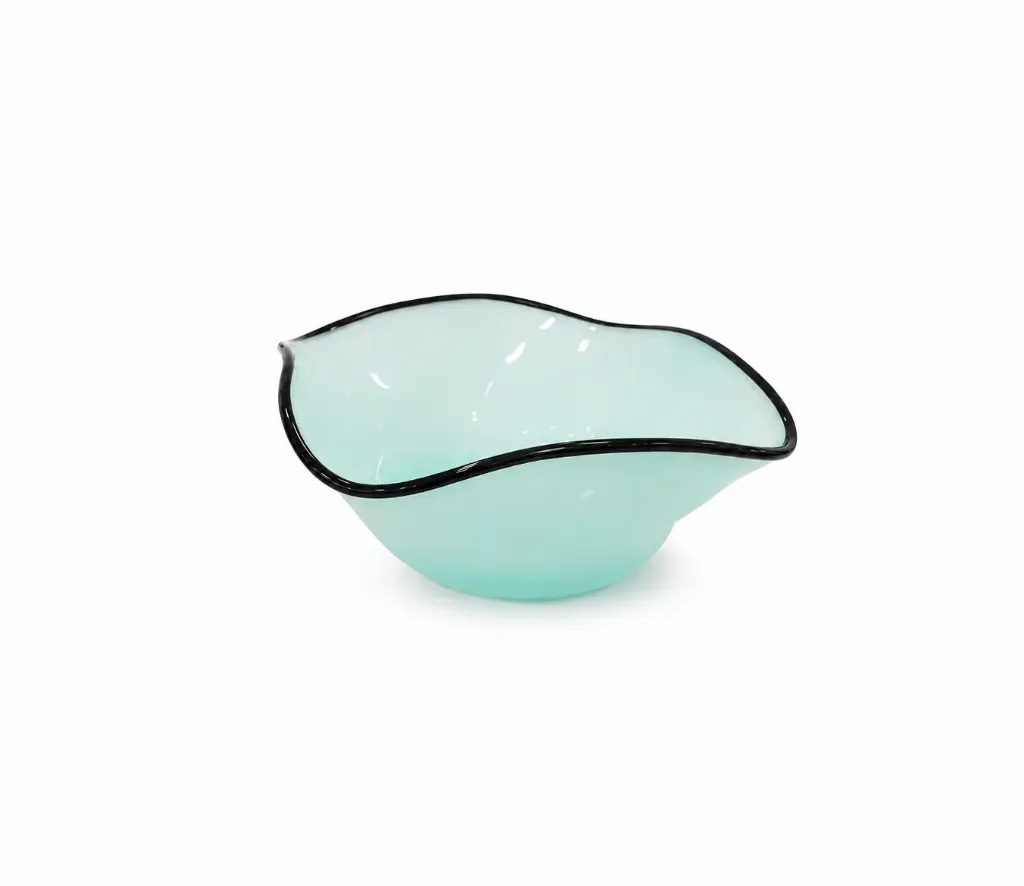 [9545-10  صغير H-215L] ديكور زجاجي شكل صحن  (Small)
