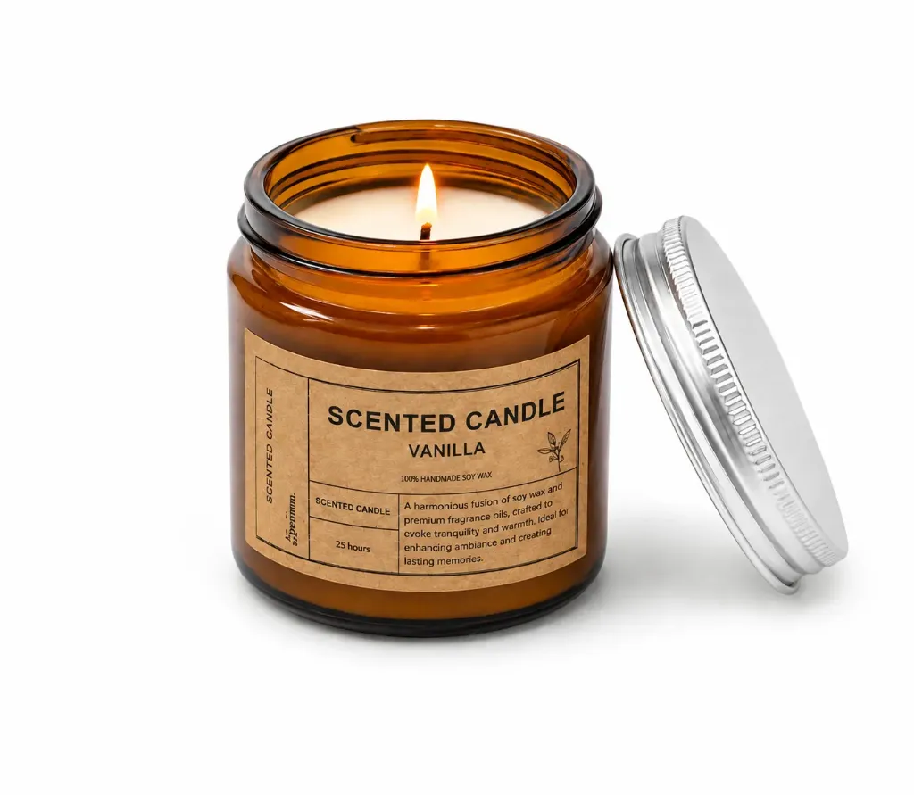 [K_18A فانيلا] شمعة معطرة (100g, VANILLA)