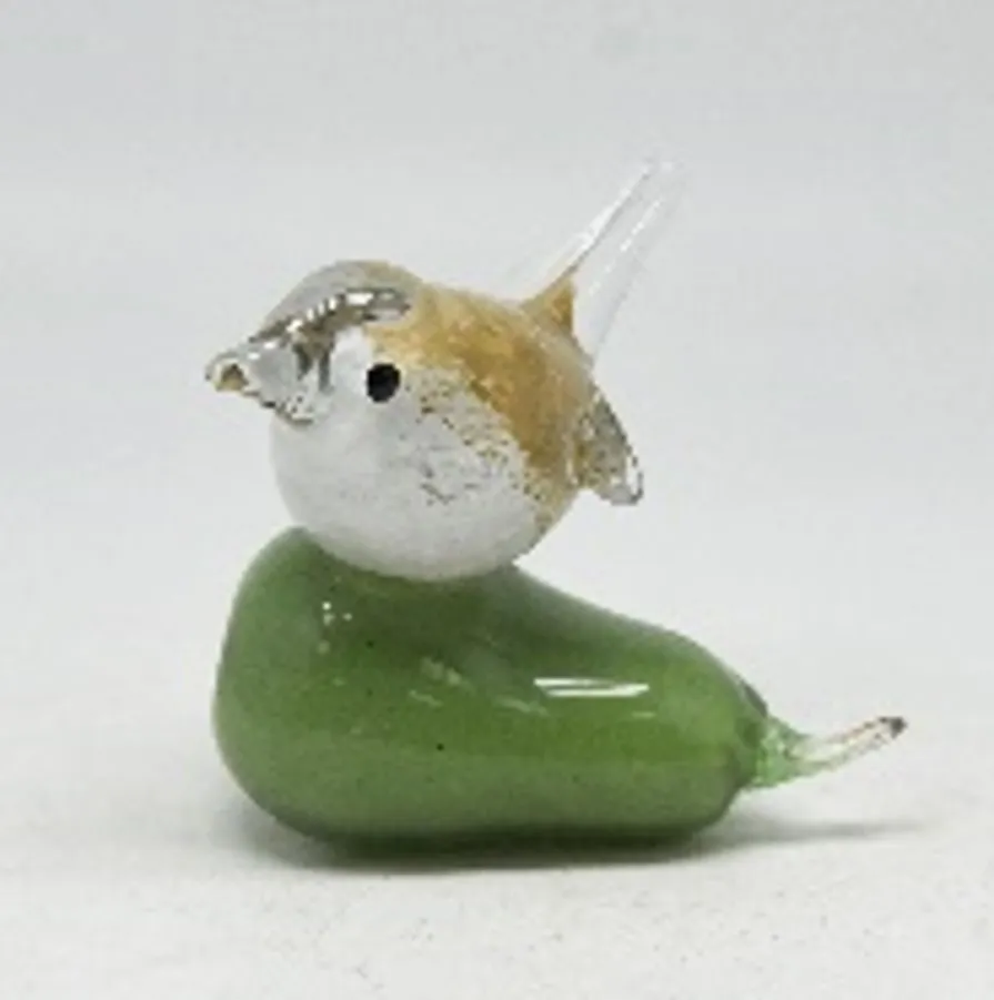 Handblown Glass Bird Décor