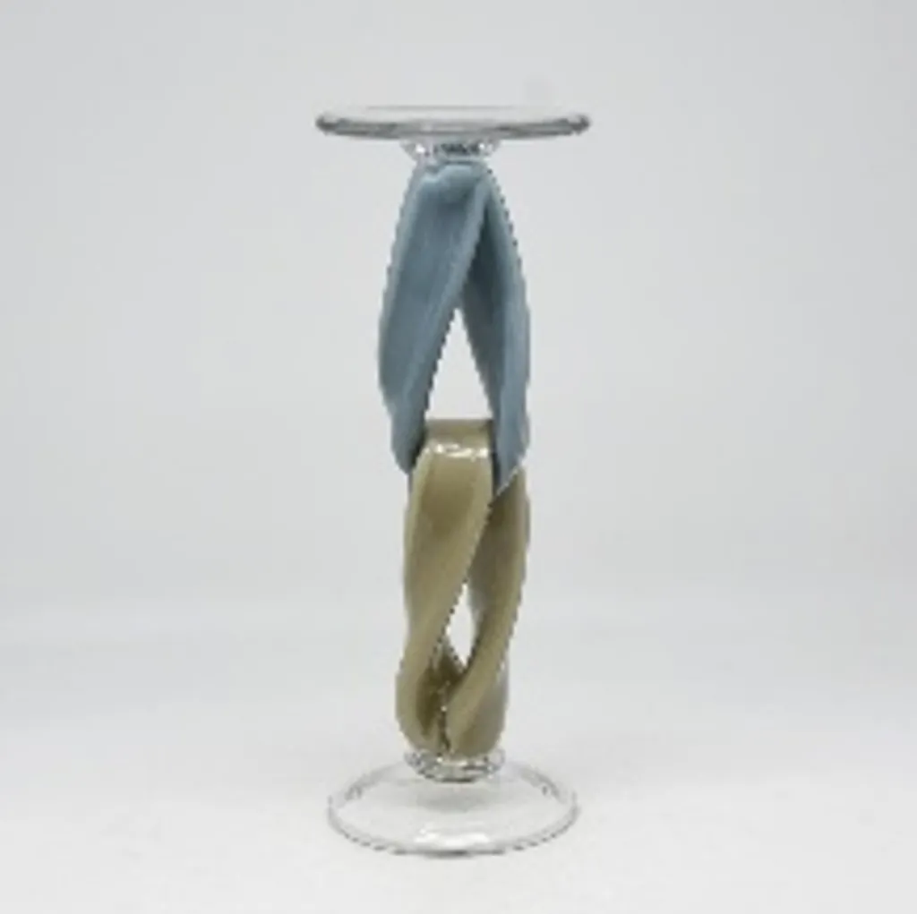 Handblown Glass Candle Holder