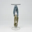 Handblown Glass Candle Holder