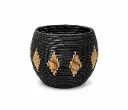 Woven Straw Plant Pots