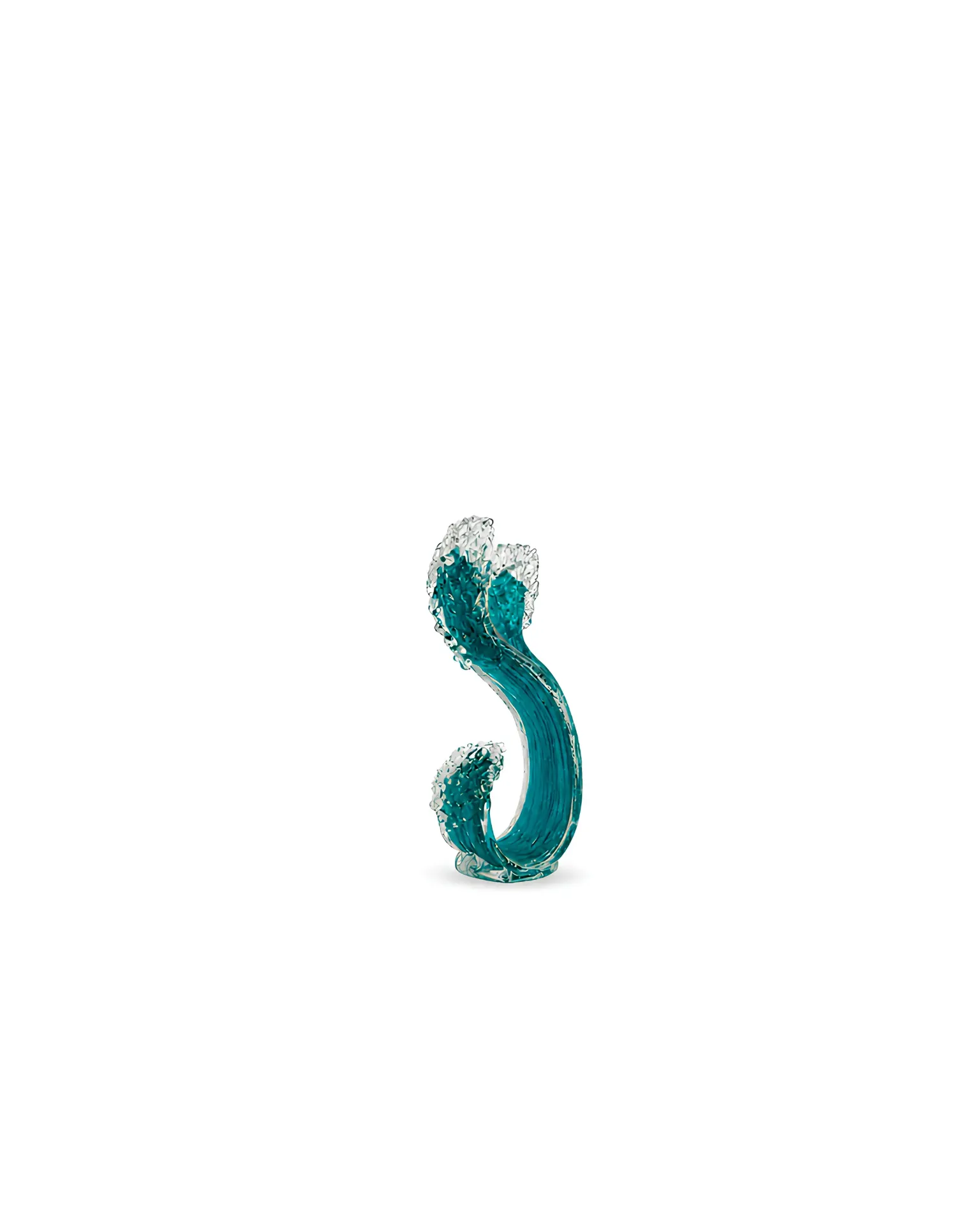[9545-167] Ocean Wave Glass Sculpture