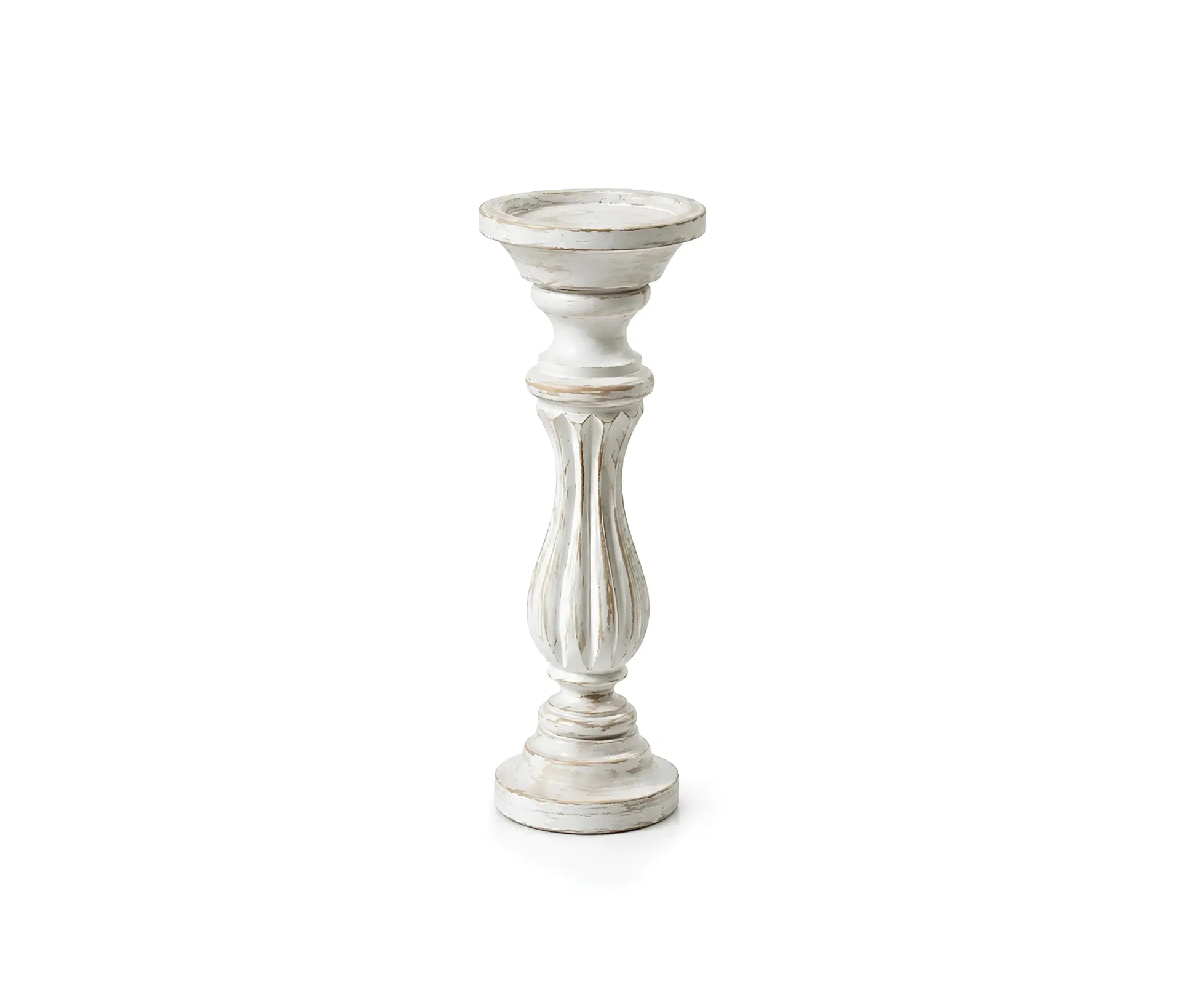 White Hamada Candle Holder