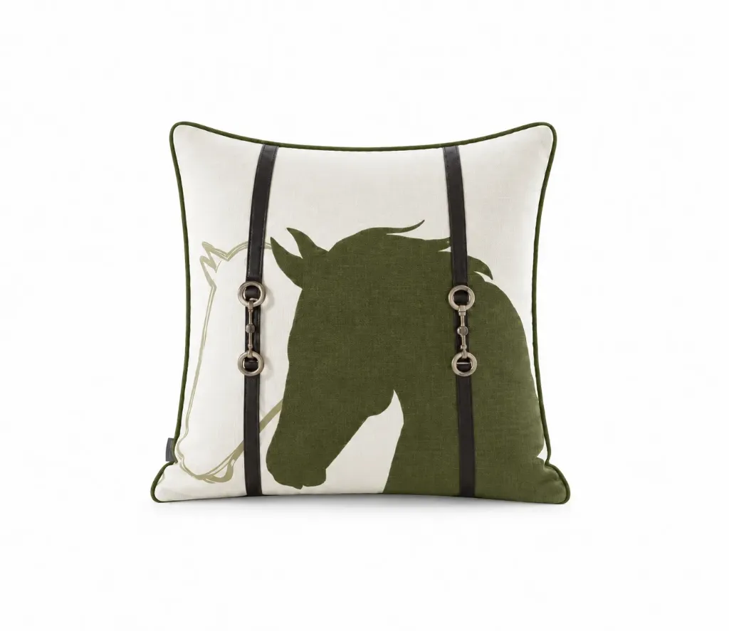 Embroidered cushion