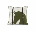Embroidered cushion
