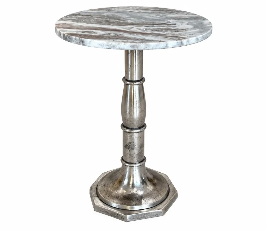 [1444 طاولة جنب سلفر] SIDE TABLE (Silver)