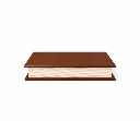 صندوق ديكور على شكل كتاب من الجلد الصناعي