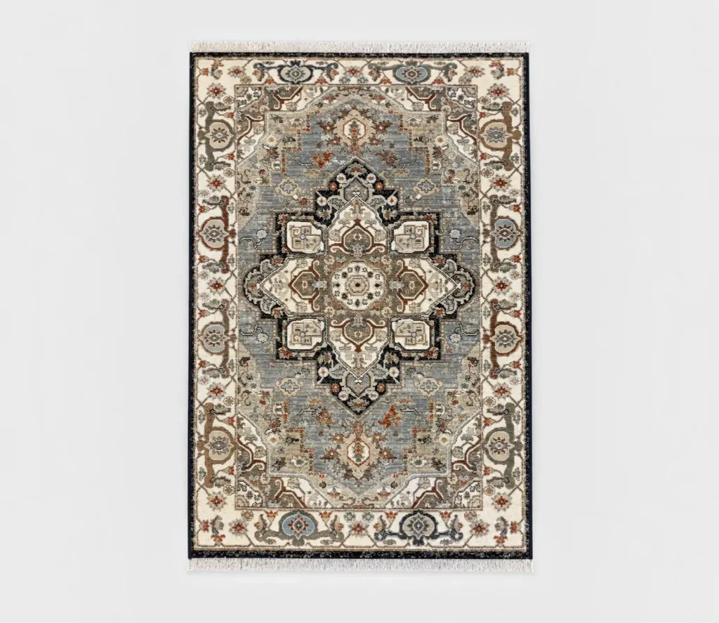 SELIN L7663 Carpet  Grey & Off-White