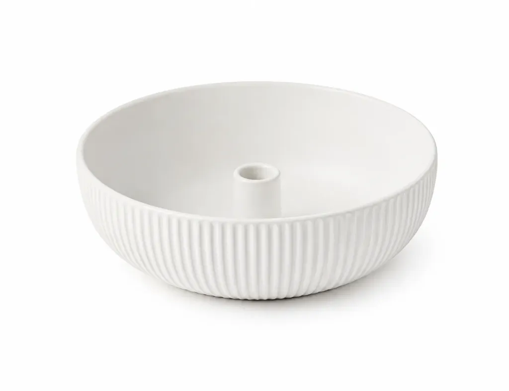 Ceramic candlestick dish