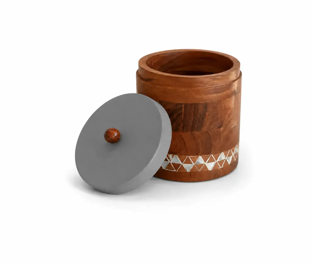 [Y.C029644] مضيفة أرابيسك مع غطاء  (Grey)