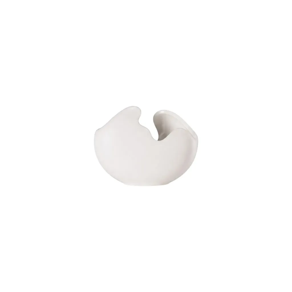 [X262_01822030] فازة سيراميك شكل كلية (White, Small)