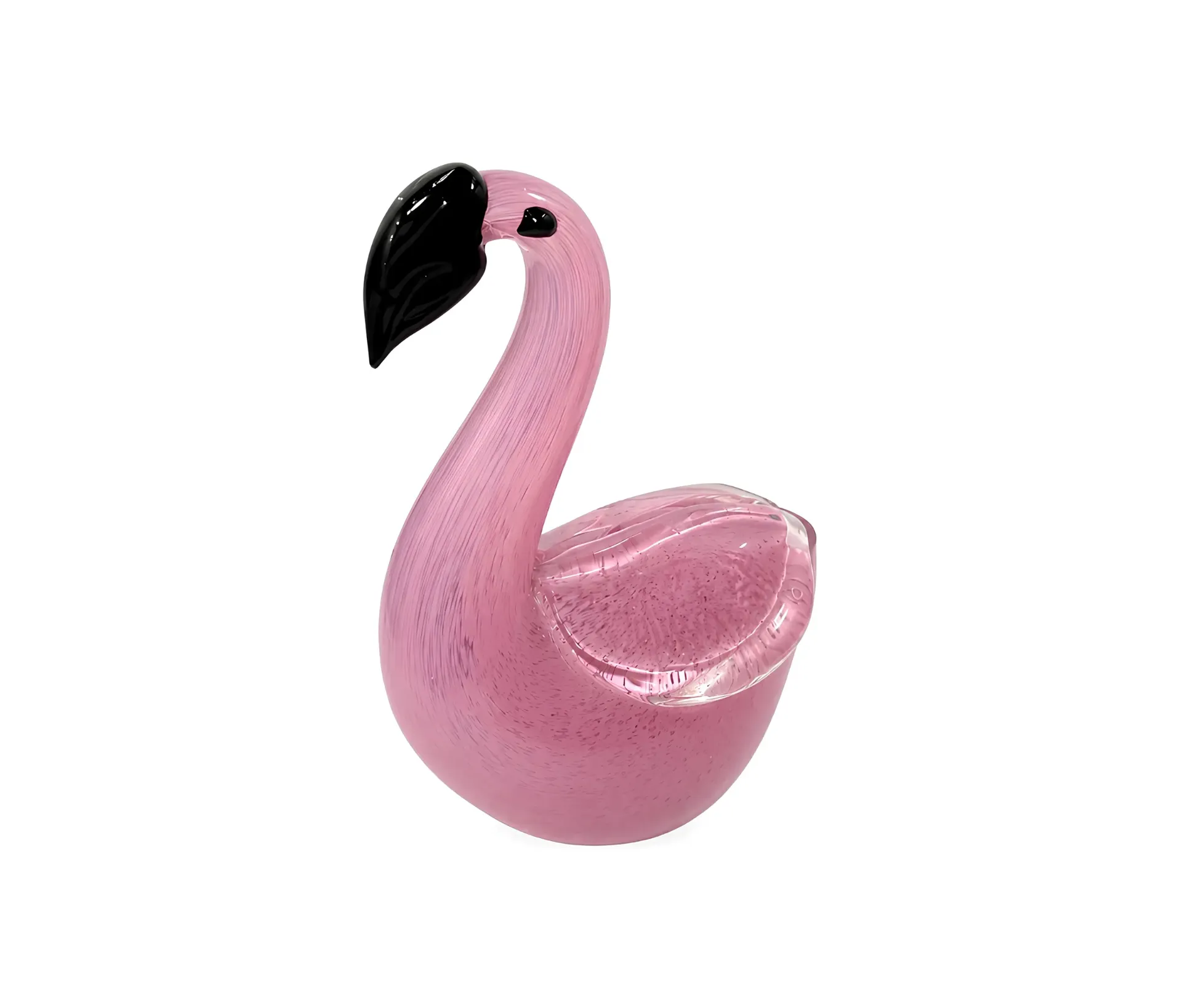 [S213596]   ديكور فلامينغو زجاجي (Large, Pink)
