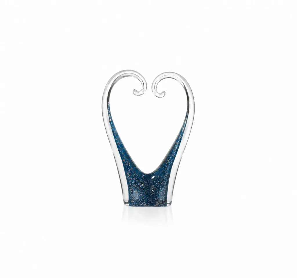 [HY2023-17] ديكور  زجاجي على شكل قلب حب  (Small)