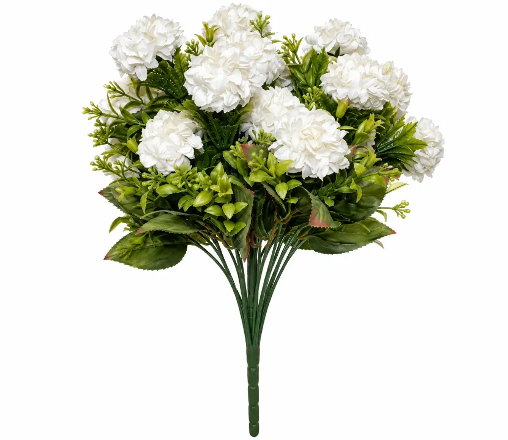 [ورد قرنفل رفيع ابيض CH] ورد قرنفل رفيع   (White)