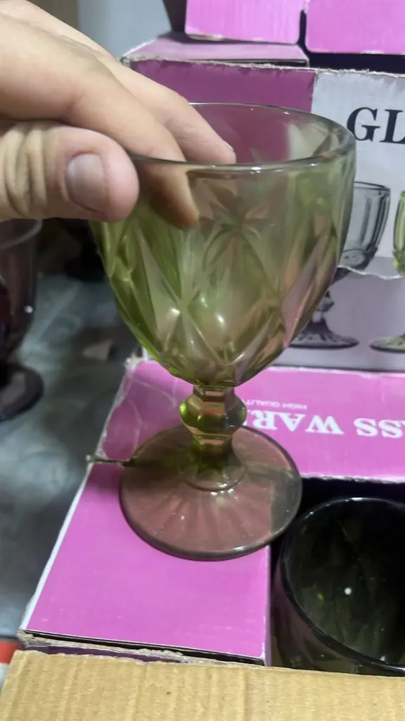 كاسات عصير ملونة موديل 1