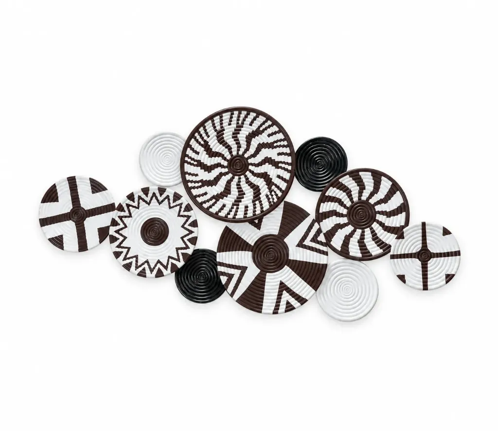[95081] Round Metal Wall Decor