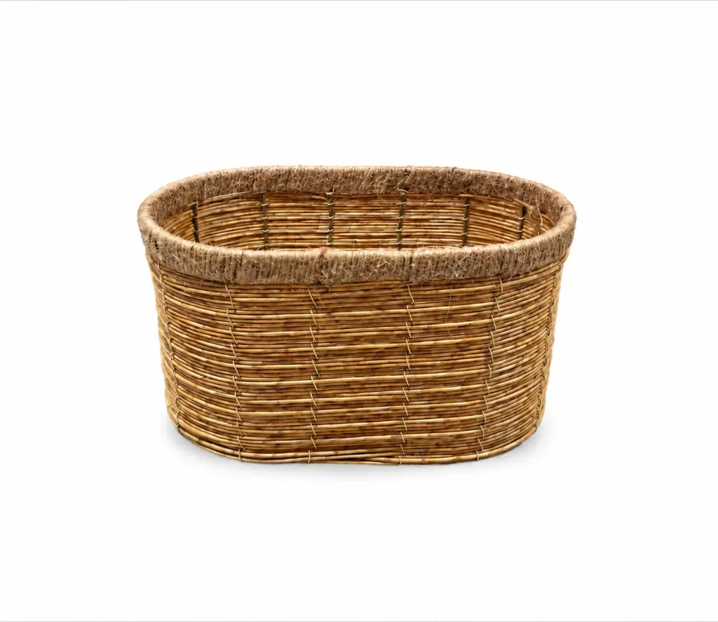 oval wicker basket