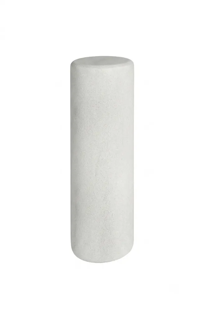Gypsum side table
